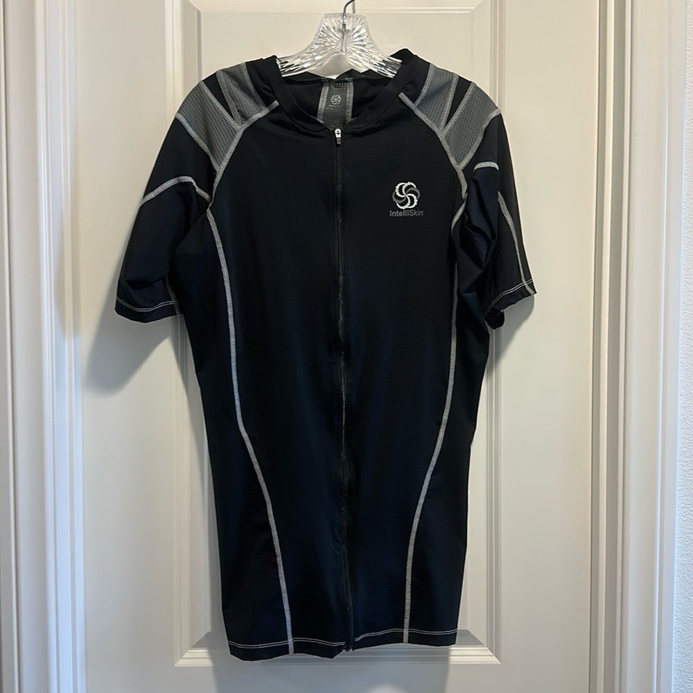 Intelliskin men’s foundation zip short sleeve shirt zip front size XXL